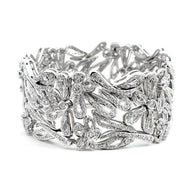 Diamond Floral Bracelet
